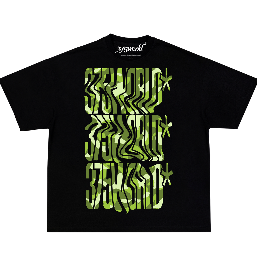 T-SHIRT " CAMO WAVE x3 "