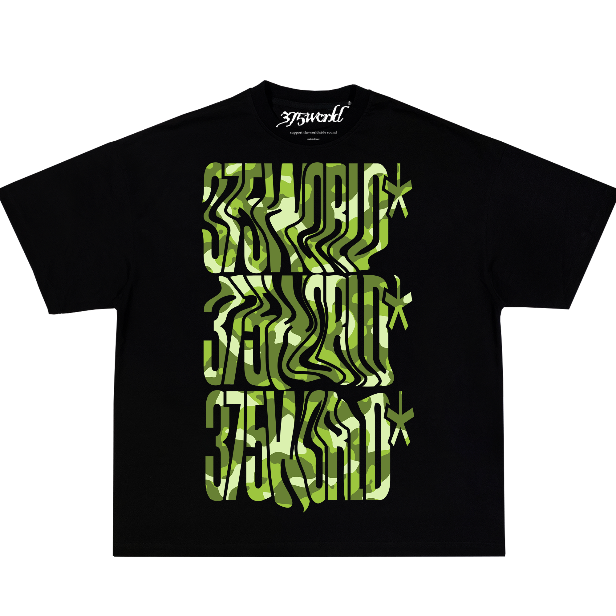 T-SHIRT " CAMO WAVE x3 "