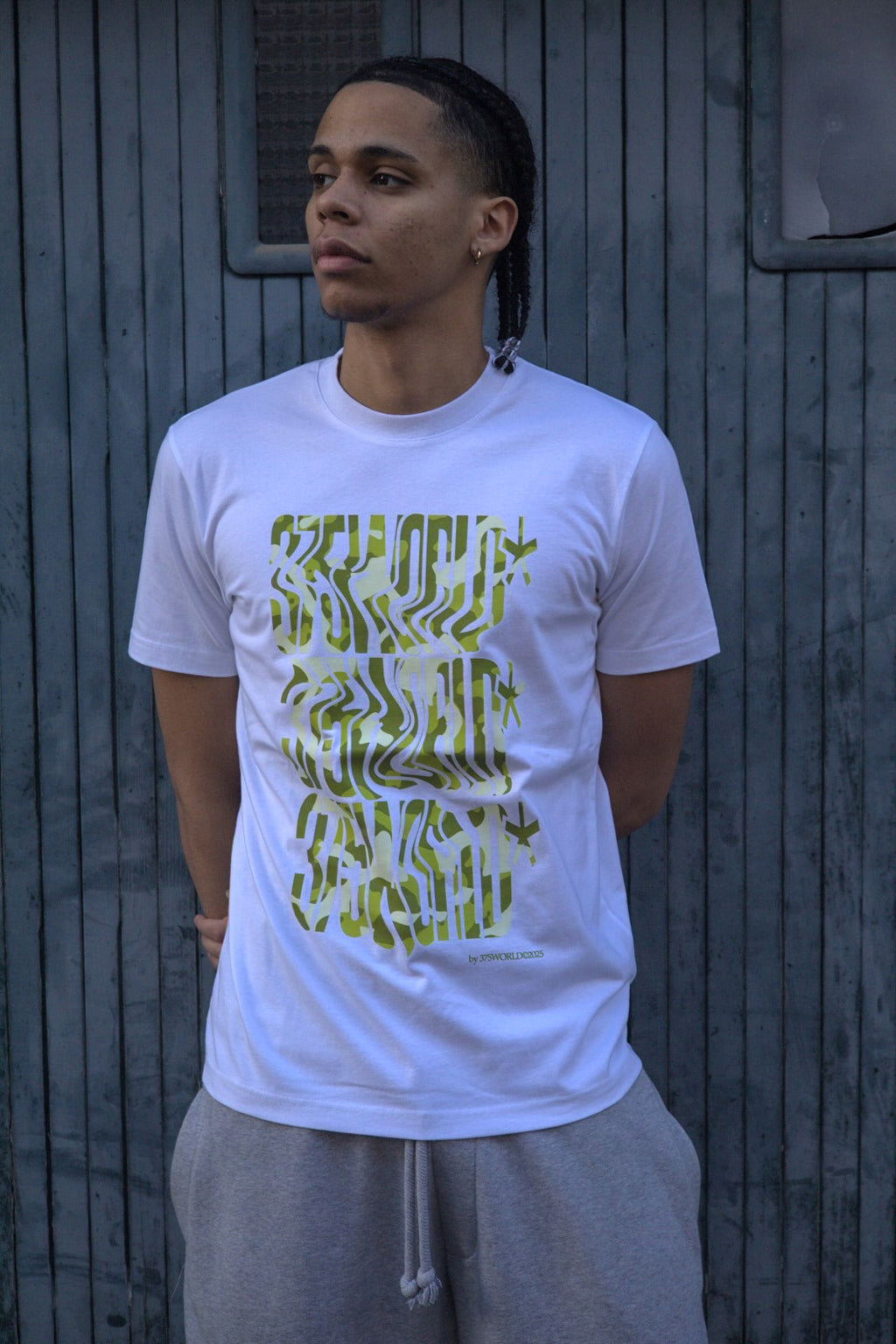T-SHIRT " CAMO WAVE x3 "