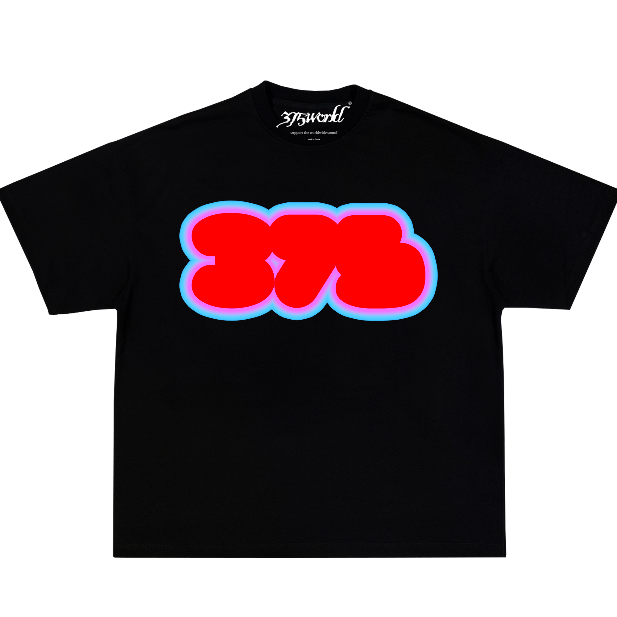 T-SHIRT " SHINE BLUR "