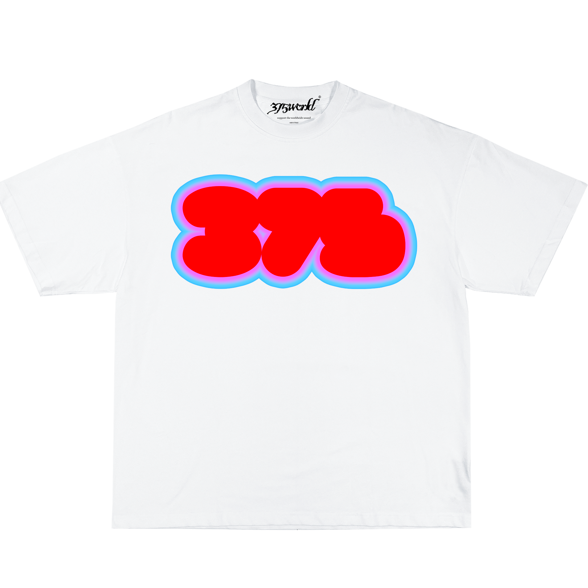 T-SHIRT " SHINE BLUR "