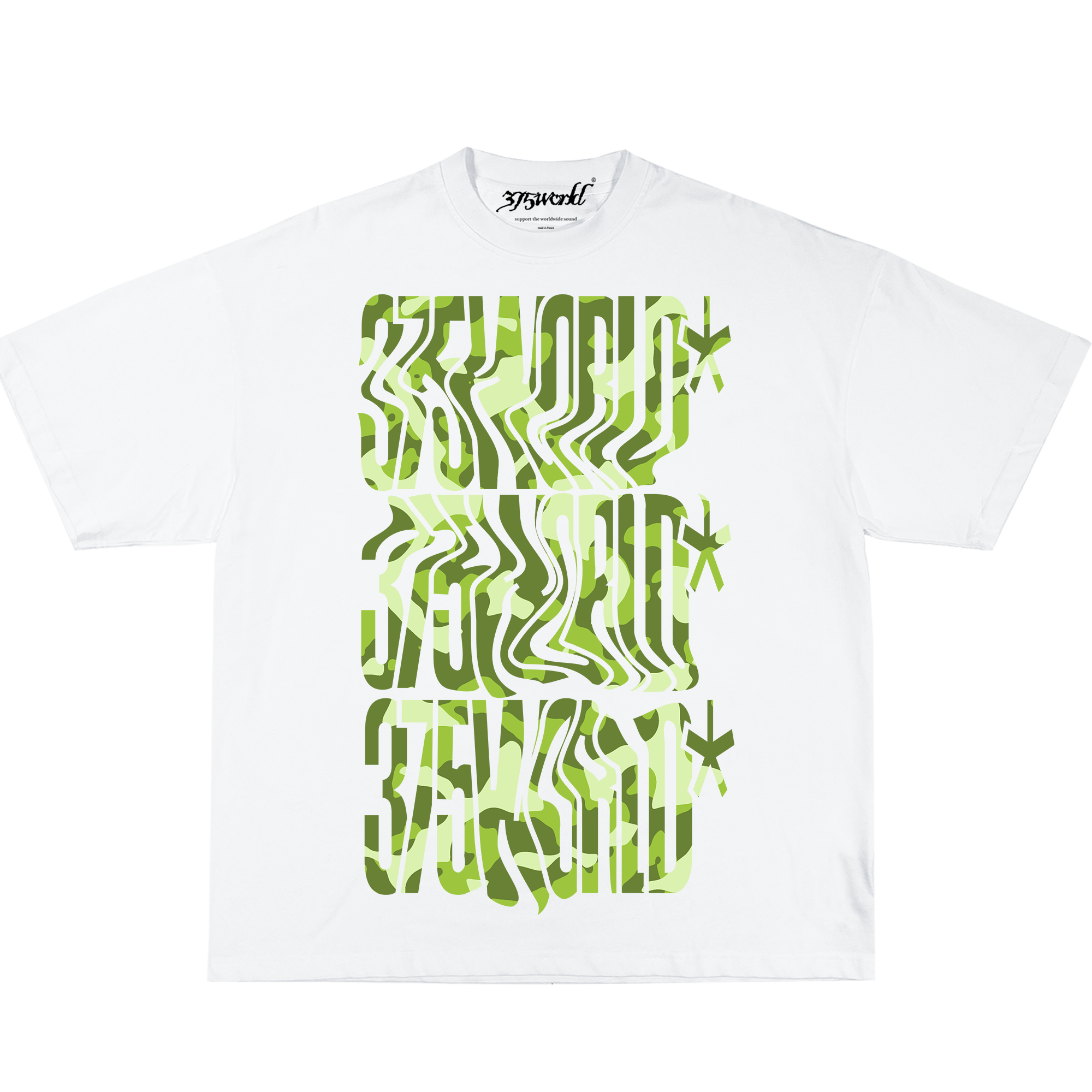 T-SHIRT " CAMO WAVE x3 "